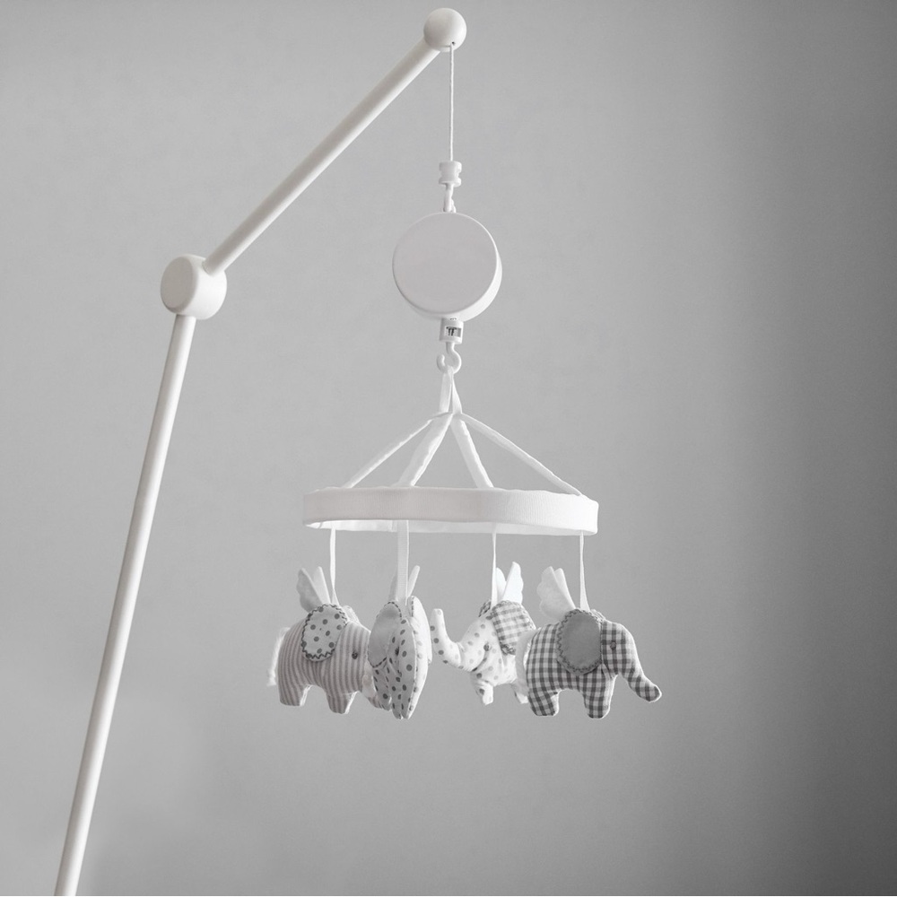 Pottery Barn Flying Elephant Singing Mobile